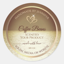 Adesivo Sol bonito sobre os rótulos dos produtos do Design