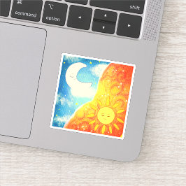 Adesivo Sol Calmo E Lua