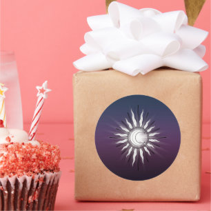 Adesivo Sol Celestial E Lua