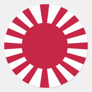 Adesivo Sol da ascensão do Império Japonês (História Simpl