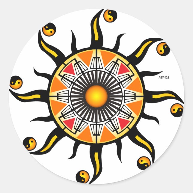 Adesivo Sol de Uma Cesta (Frente)