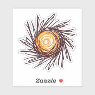 Adesivo Sol desenhado