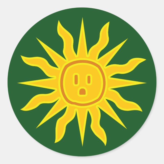 Adesivo Sol elétrico (Frente)
