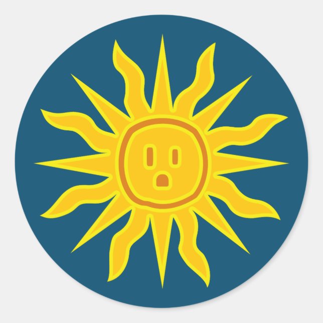 Adesivo Sol elétrico (Frente)