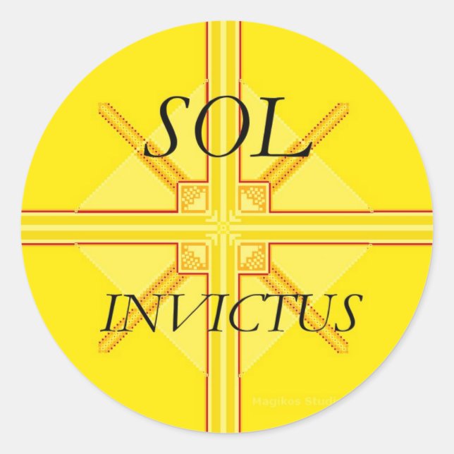 Adesivo Sol Invictus Stickers (Frente)