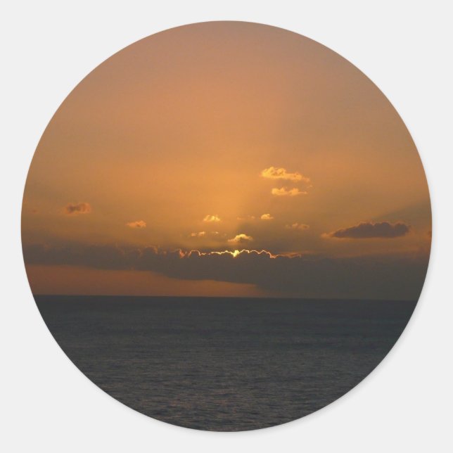 Adesivo Sol por Trás das Nuvens II (Frente)