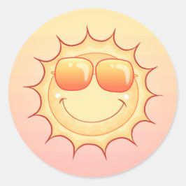 Adesivo Sol sorridente