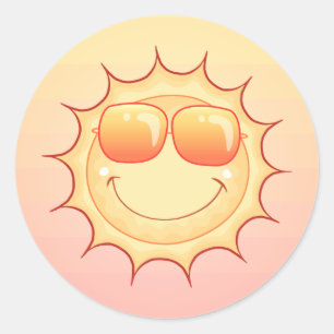 Adesivo Sol sorridente