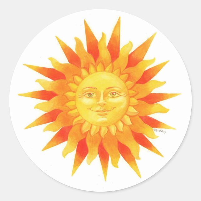 Adesivo Sol Stickers (Frente)