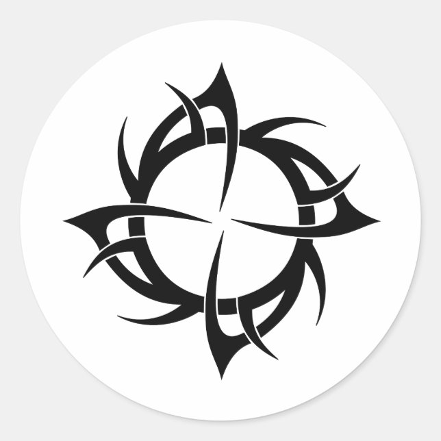 Adesivo Sol tribal (Frente)