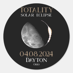 Adesivo Solar Eclipse 2024 04 Dayton Ohio