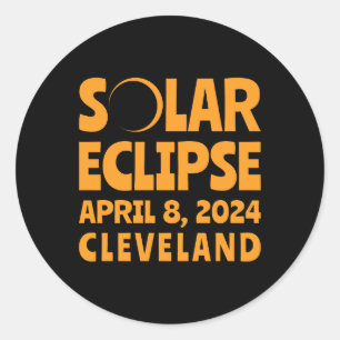 Adesivo Solar Eclipse 2024 Cleveland Ohio