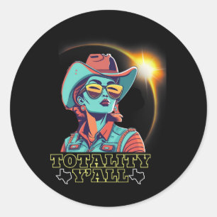 Adesivo Solar Eclipse 2024 Para Texas 4.08.24 Totalidade Y
