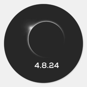 Adesivo Solar Eclipse 4824 de abril de 8 de 2024