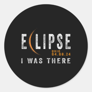 Adesivo Solar Eclipse Ohio I Estava Lá Totalmente Eclipse