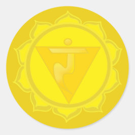 Adesivo Solar Plexus Chakra Sticker
