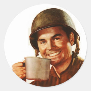 Adesivo SOLDADO Cuppa Joe