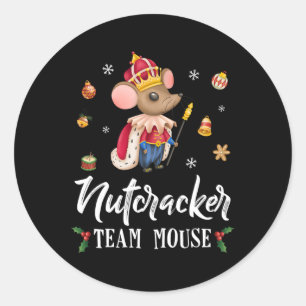 Adesivo Soldado da dança de Natal do Time Mouse Nutcracker