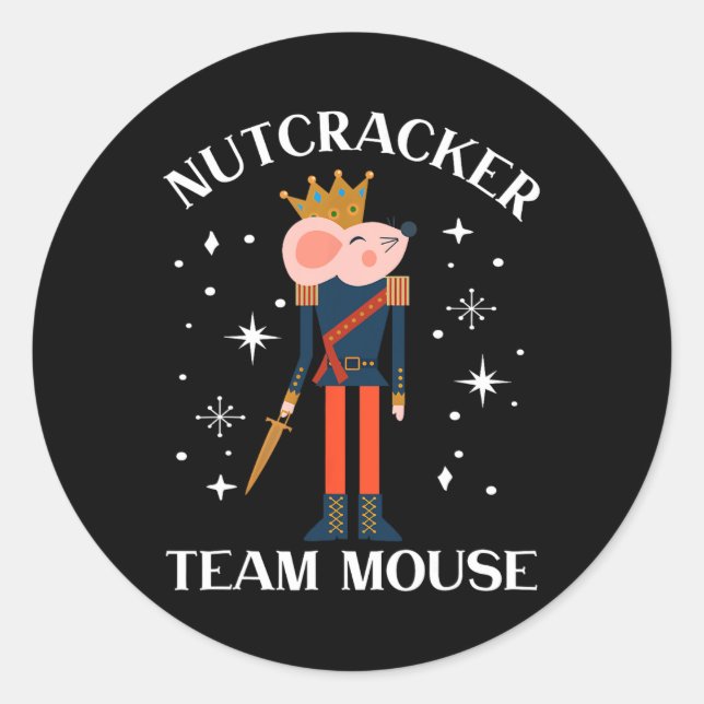 Adesivo Soldado da dança de Natal do Time Mouse Nutcracker (Frente)