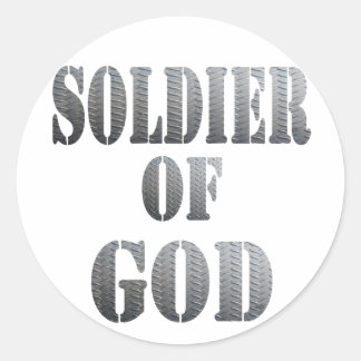 Adesivo Soldado de Deus 5 Métal