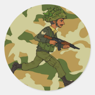 ADESIVO SOLDADO VERDE PAQUISTÃO