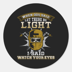 Adesivo Soldador De Caveira Cuidado Com Os Olhos