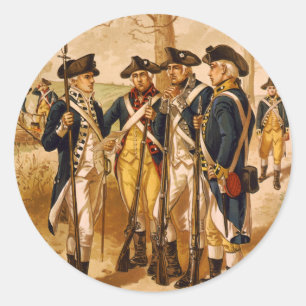 Adesivo Soldados continentais por Henry Alexander Ogden