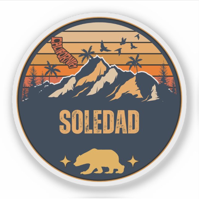 Adesivo Soledad, Califórnia (Frente)