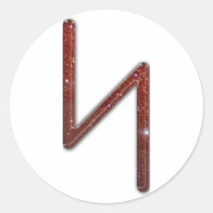 Adesivo Solenóide mais velho do Rune de Futhark