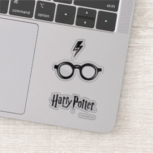 Adesivo Soletra Harry Potter  Lâmpadas, cicatriz e óculo