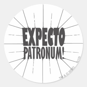 Adesivo Soletra Harry PotterEspera Patronum!