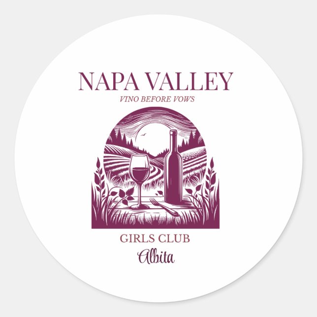 Adesivo solha do vale de napa (Frente)