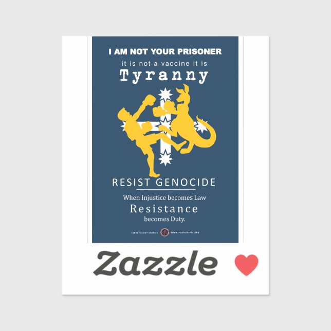 Adesivo Solidariedade da Austrália (Folha)