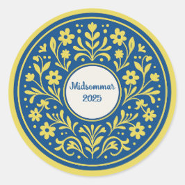 Adesivo Solstício de Verão - Midsommar Tradicional sueco L