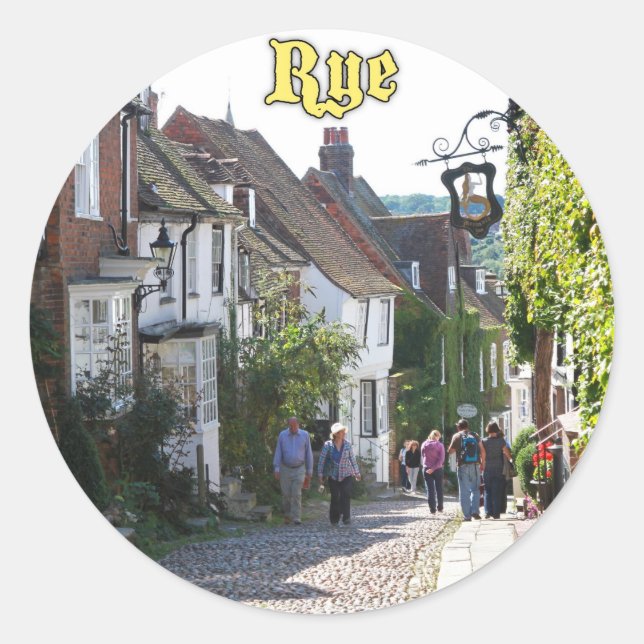 Adesivo Solte a sua imaginação! Rye England (Frente)