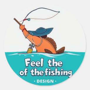 Adesivo Solte seu âncora interior: A alegria da pesca
