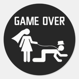 Adesivo Solteiro De Casamento De Noiva Engraçado Bachelore