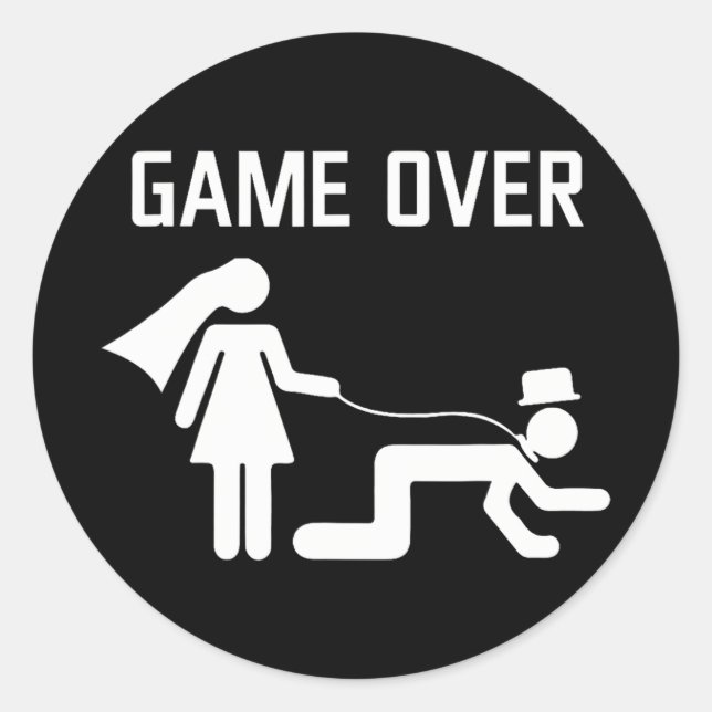 Adesivo Solteiro De Casamento De Noiva Engraçado Bachelore (Frente)