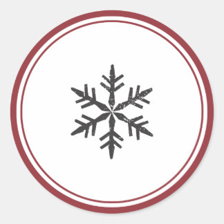 Adesivo Solteiro Elegante Snowflake Sticker
