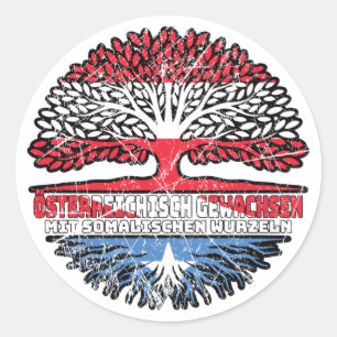 Adesivo Somália Somalisch Österreichisch Österreich Baum