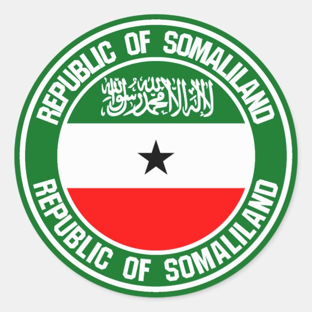 Adesivo Somaliland Round Emblem (Frente)