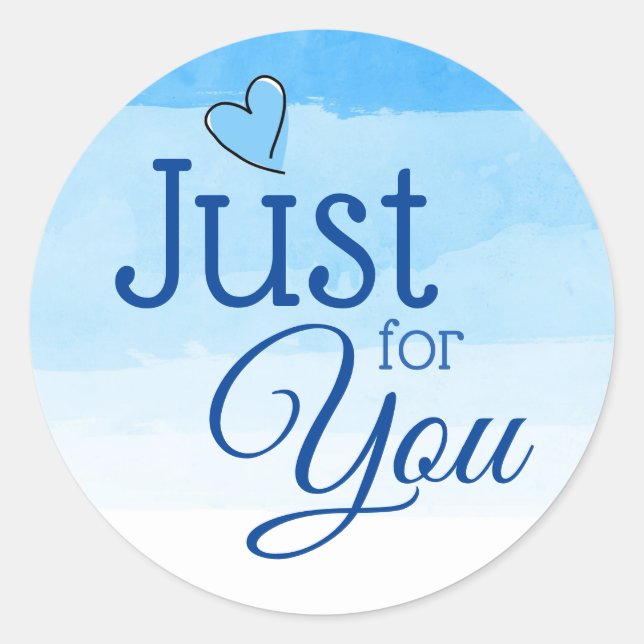 Adesivo Sombras de Azul Apenas para Você Dar Pentes (Frente)