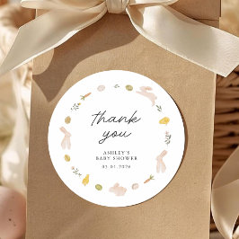 Adesivo Somebunny Spring Easter Baby Shower Thank You