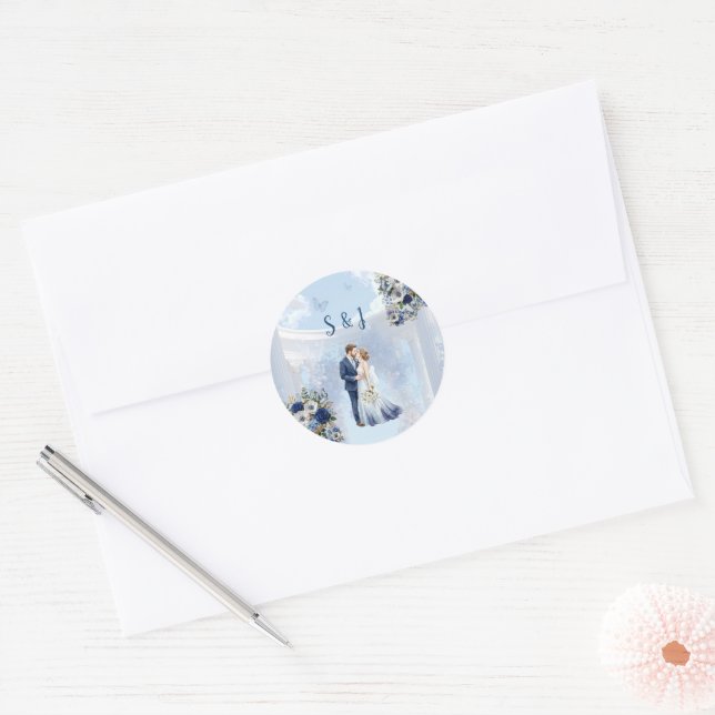 Adesivo Something Blue Wedding Favor Sticker (Envelope)