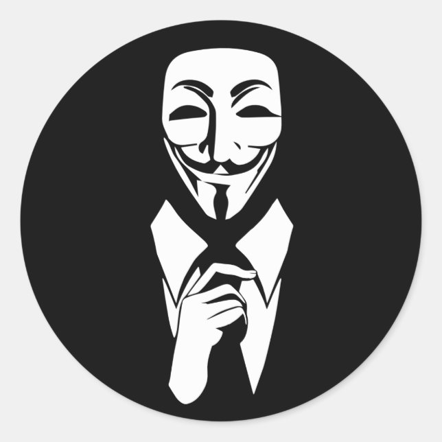 Adesivo Somos anônimos (Frente)