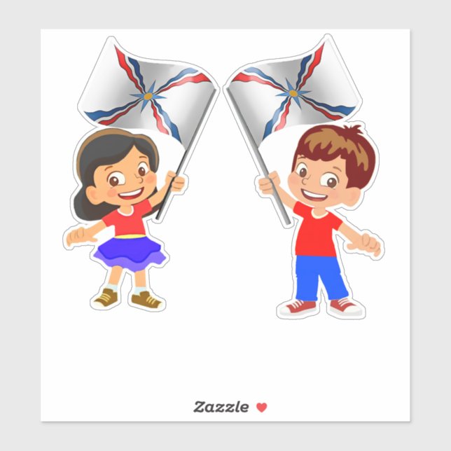 Adesivo Somos Assírios T-Shirt (Folha)