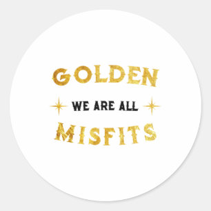 Adesivo Somos Todos Golden Misfits Vegas Hóquei