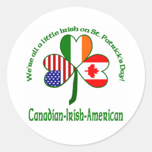 Adesivo Somos todos um pouco irlandeses - Canadá