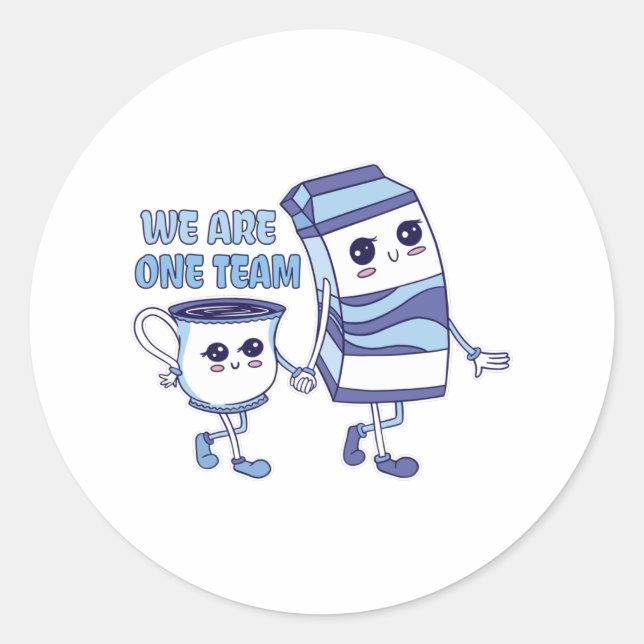 Adesivo Somos uma Equipe (Frente)