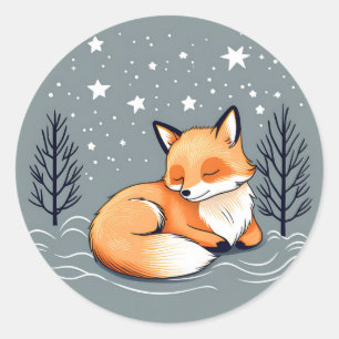 Adesivo Sonhando Fox Night Sky